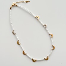Vesce Atelier Minik Ay Taşı Kolye