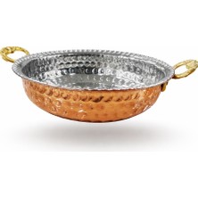 El Işçiliği Bakır Mini Servis Sahanı 6'lı