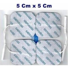 Özbience Kablolu Tens Pedi 5x5 Cm, Stimrodes Elektrodu, Güçlü ve Güvenilir Performans