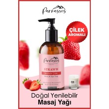 Özbience Doğal Çilek Aromaterapi Masaj Yağı, Köy Yapımı, Rahatlatıcı ve Ferahlatıcı