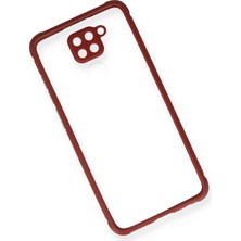 Olinea Newface Redmi Note 9 Kılıf Miami Şeffaf Silikon - Fuşya