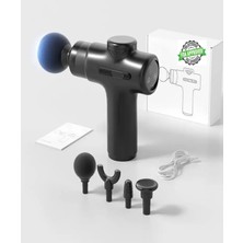 Özbience Ekranlı Masaj Tabancası, 6 Mod, Şarjlı, Vücut ve Boyun Masaj Cihazı