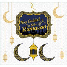 Allians Ramazan Temalı 4'lü Asma Süsler, Şehir ve Hoşgeldin Dekorasyonu