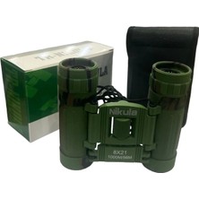 FRY 8X21 Dürbün Kamuflaj Av Dürbünü 56M/1000M Kauçuk Kaplama ( Lisinya )