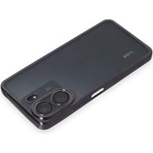 Olinea Newface Redmi 13C Kılıf Lensli Silikon - Mor