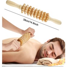 Özbience Ahşap Masaj Aleti, Selülit Giderici, Döner Masaj Çubuğu ve Sopası