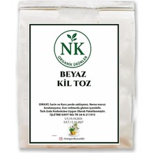 Nk Organik Beyaz Kil Toz 1kg