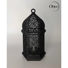 Allians Dekoratif Ramazan Feneri LED Mum Işıklı Ev Süsü Renkli Tasarım