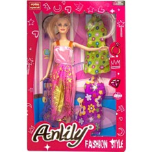 FRY Anlily Yedek Elbiseli Bebek Seti - 02252 (Lisinya)