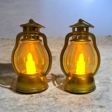 Allians Parlak Gold Renk LED Fener, Güçlü ve Şık Tasarım, Dayanıklı ve Hafif