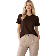 Gkc Butik Acı Kahve Salaş T-Shirt