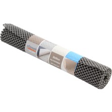 Braventa Collection Efe Mark Anti - Slip Mat 30 x 90 cm 2 Adet Örme Desen Halı Kaydırmaz, Antrasit (2 Adet)