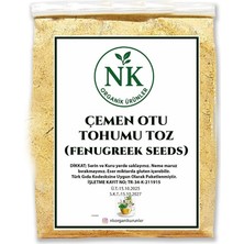 Nk Organik Çemen Tohumu Öğütülmüş (Fenugreek Seeds) 25GR