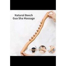 Özbience Doğal Ahşap Guasha Sopa, Lenfatik ve Kas Rahatlatıcı Masaj Aleti