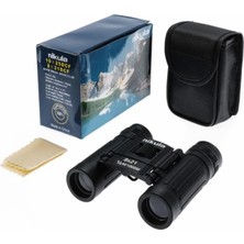 FRY 8X21 Dürbün Siyah Av Dürbünü 56M/1000M Kauçuk Kaplama ( Lisinya )