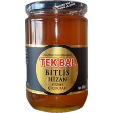 Tekbal Bitlis Hizan Süzme Çiçek Balı 850 gr