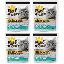 Braventa Collection Patican 4 Adet Silika Kedi Kumu 3.8 Lt