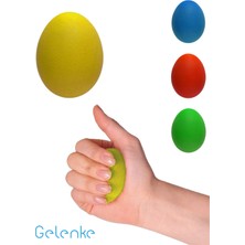 Özbience Silikon El Egzersizi Topu, Bilek ve Parmak Güçlendirme, Fizik Tedavi Topu