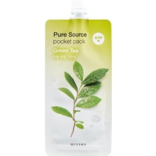 Braventa Collection Mıssha Yeşil Çay Özlü Nemlendirici Uyku Maskesi Pure Source Pocket Pack (Green Tea) 10ML