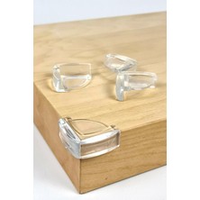 Braventa Collection Eynel Silikon Masa Bebek Köşe Kenar Koruyucu Bant Çocuklar Için Sehpa Sivri Keskin Köşeden Güvenlik