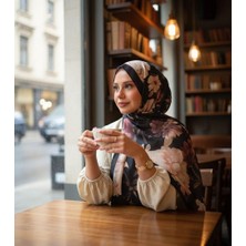 Revam Collection Desenli Pamuk Soft Şal Ilham Serisi