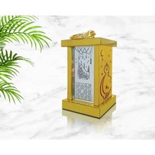 Allians Şık Metal Gold Fener 17X11CM, Ramazan Süsleri Için Harika Seçenek