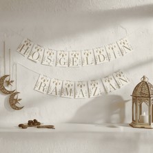 Allians Ramazan Temalı Hoşgeldin Banner, Sıcak ve Renkli Dekorasyon Parçası
