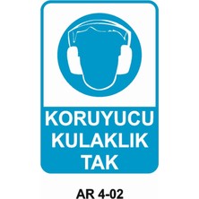 Outdoor One İŞ GÜVENLİĞİ UYARI LEVHASI 1 ADET PVC 21 X 29CM