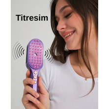 Özbience Işıklı Titreşimli Saç Bakım Tarağı, Buhar, Tonik, LED Terapi, Negatif Iyon