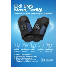 Özbience Ayak Masaj Terliği, 7 Mod, 15 Kademe, Rahatlatıcı ve Konforlu Kullanım