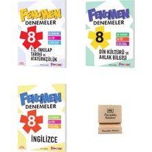 Fenomen Yayıncılık Fenomen Lgs 8. Sınıf Inkılap Din ve Ingilizce 3lü Deneme Seti + Telefon Standı