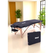 Özbience Katlanabilir Siyah Masaj Masası Kılıfı ile Pratik ve Şık Set