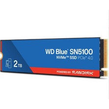 2 Tb Wd Blue SN5100 Pcı-4.0 7100MB/S 6700MB/S M2 SSD WDS200T5B0E
