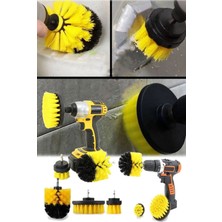 Özbience 3'lü Matkap Ucuna Takılan Ev ve Ofis Sandalye Temizleme Fırça Seti