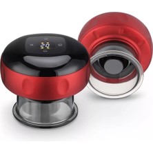 Özbience Şarjlı Vakumlu Anti Selülit Masaj Kupa Seti Işık Isıtıcı Hacemat Bardak