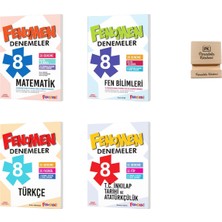 Fenomen Yayıncılık Fenomen Lgs 8. Sınıf Matematik Fen Türkçe ve Inkılap 4lü Deneme Seti + Telefon Standı