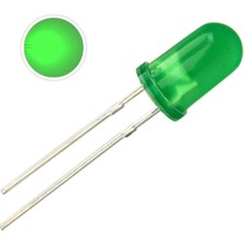 China 5mm LED Yeşil Diyot Diffused 1 Adet
