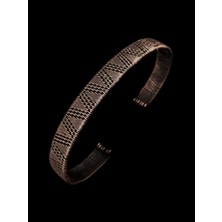 Side - Saf Bakır El Yapımı Örme Bileklik