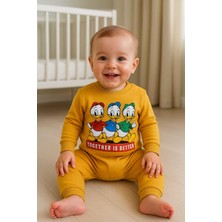 Baby Mii Bebek Sarı Çıtcıtlı Mevsimlik Tulum