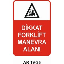 Outdoor One İŞ GÜVENLİĞİ UYARI LEVHASI 1 ADET PVC 21 X 29CM