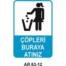 Outdoor One İŞ GÜVENLİĞİ UYARI LEVHASI 1 ADET PVC 21 X 29CM