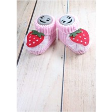 Bebek Triko Patik Açık Pembe