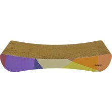 Özbience Modern Desenli Küçük Kedi Tırmalama Tahtası 43X7X21 cm