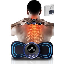 Özbience Mini Ems Masaj Bandı, 8 Mod, LCD Ekran, Şarjlı, Elektrikli Kas Rahatlatıcı