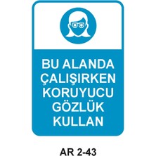 Outdoor One İŞ GÜVENLİĞİ UYARI LEVHASI 1 ADET PVC 21 X 29CM