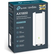 Özfırat Pvc Yapı Tp-Lınk Omada EAP610-OUTDOOR AX1800 Dual Band Wıfı6 1xgbıt RJ45 574MBPS/2.4GHZ/1201MBPS/5GHZ Access Poınt (Adaptörlü)