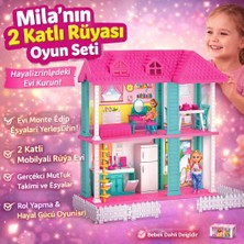 Trust Store Mila’nın 2 Katlı Rüyası Oyun Evi Seti – Mobilyalı, Eğitici ve Hayal Gücünü Geliştiren Oyun Seti