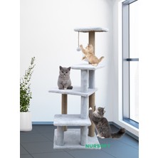 Özbience Çok Katlı Uzun Boy Kedi Tırmalama Tahtası ve Koltuk Koruyucu