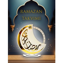 Allians Döner Tarih Ramazan Hilal Takvim, Masa Üstü Dekoratif, 30CM Islami Hediyelik