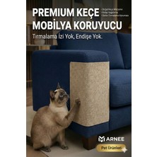 Özbience Yumuşak Keçe Kedi Koltuk Koruyucu, 20X50CM Tırmalama ve Mobilya Güvenliği